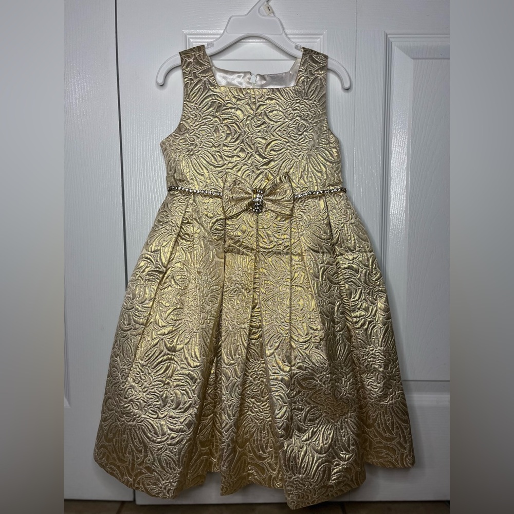 American Princess Gold Formal Dress
